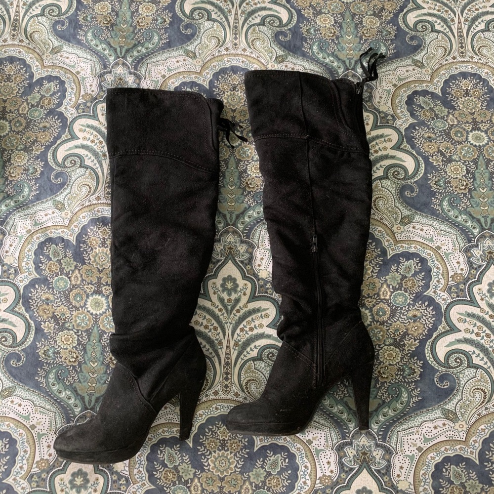Aldo High Knee Boot Heels